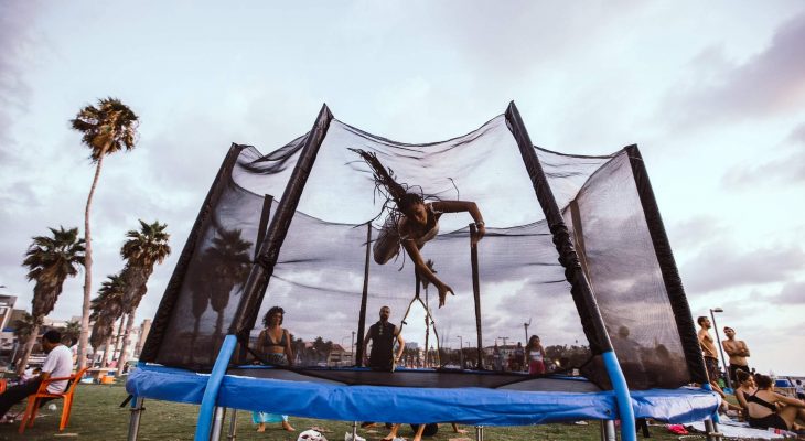 Trampoline oefeningen